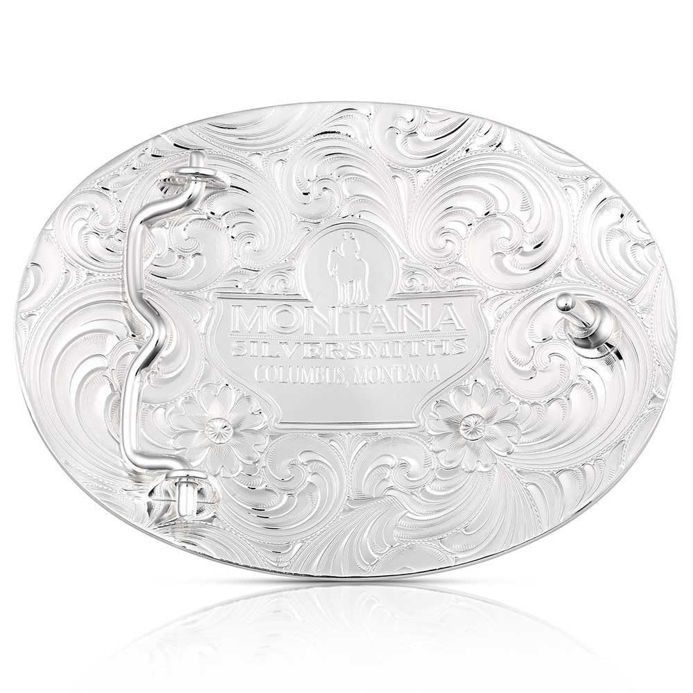 Montana Silversmiths Desert Twilight Southwestern Belt Buckle with Buffalo Skull