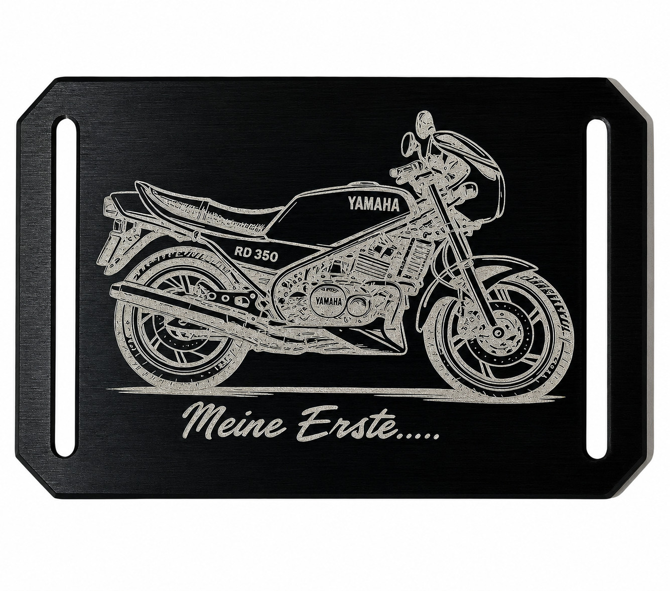 Crios Branding Belt Aluminium Buckle Yamaha RD 350 YPVS Motorcycle Vintage Legend