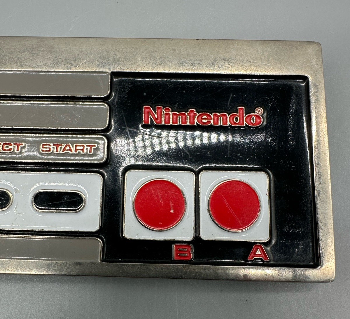 Vintage 2003 Nintendo NES Controller Belt Buckle