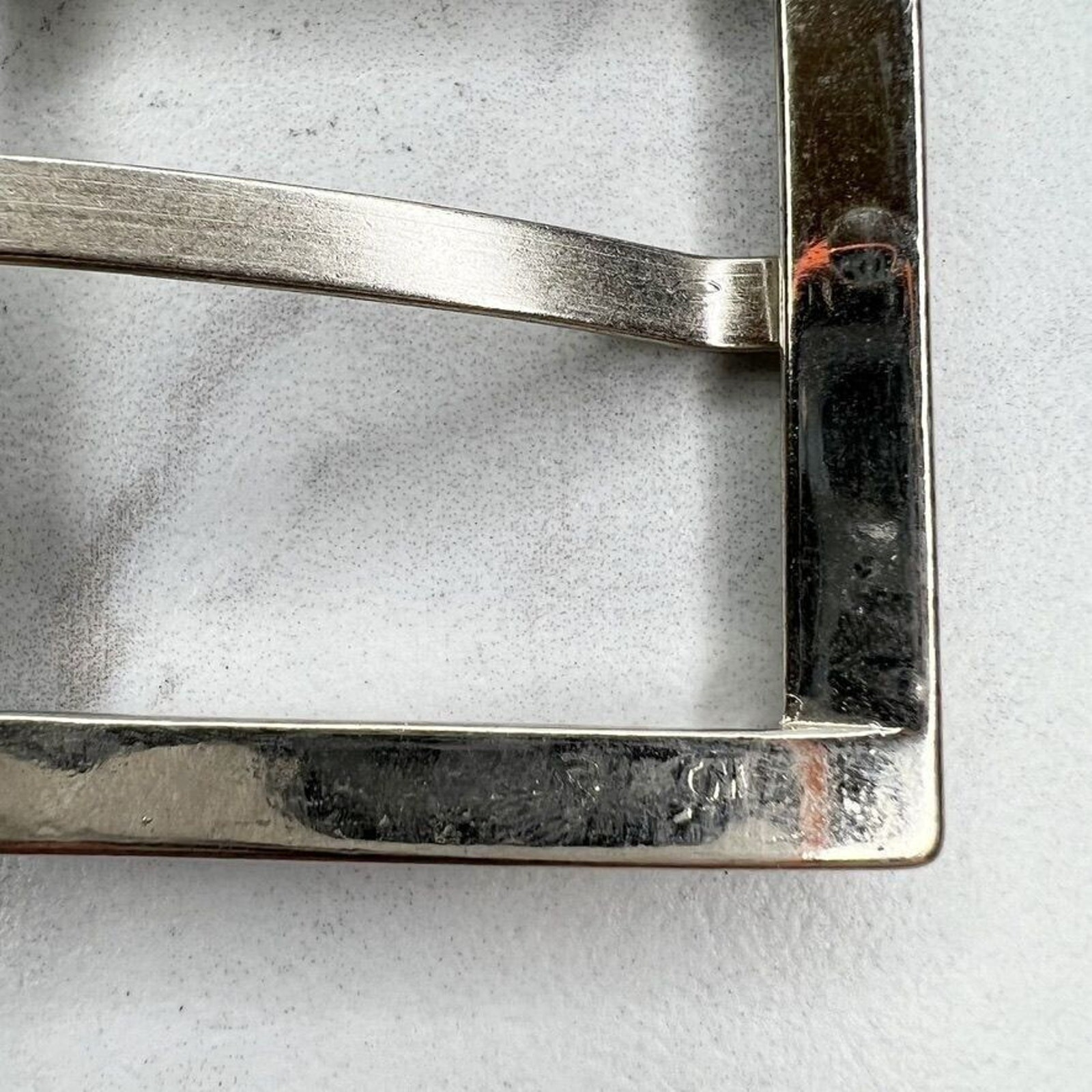 Silver Tone Simple Basic Belt Buckle