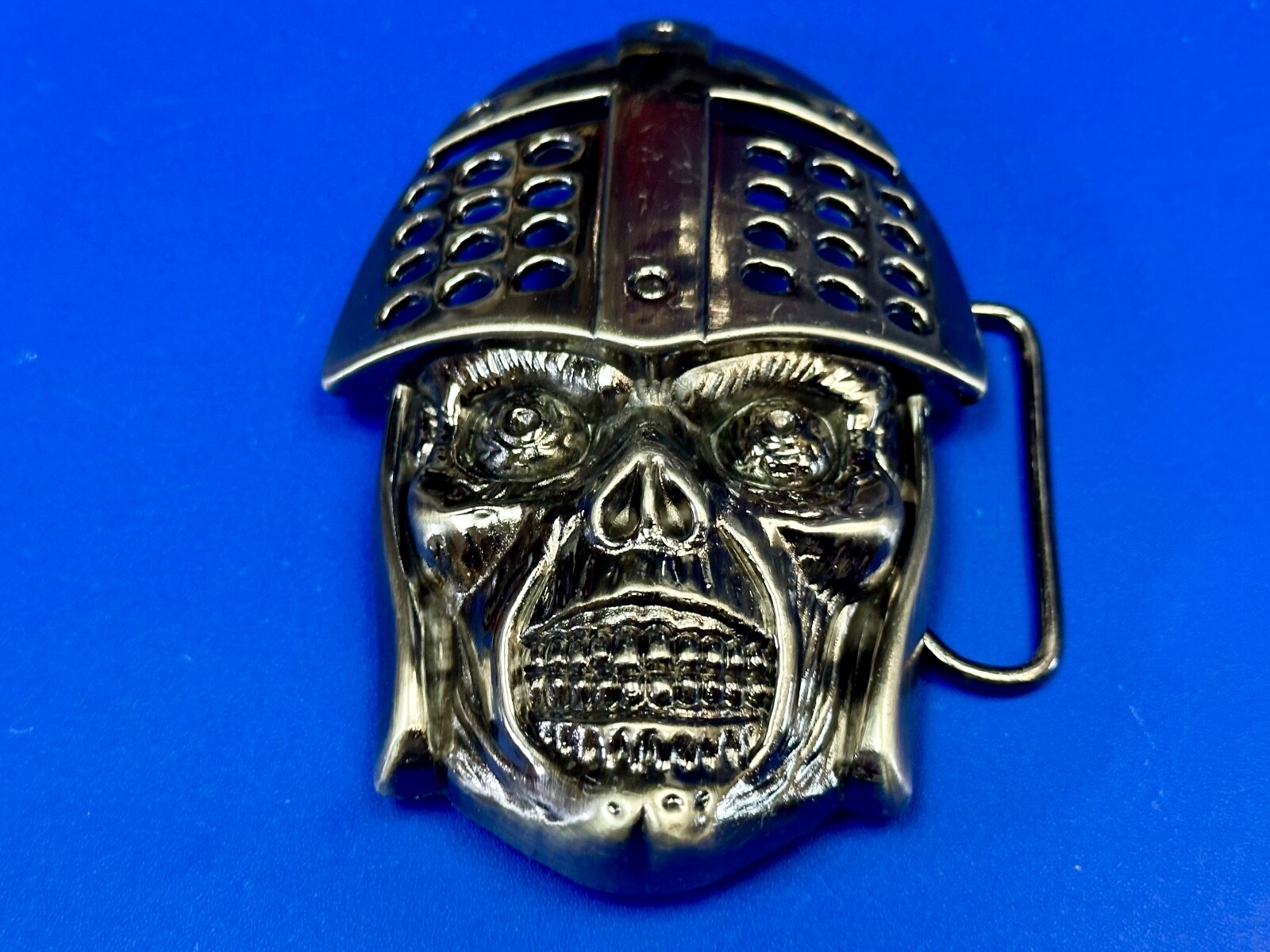 Knights Helmet & Skull Belt Buckle Medieval Armor Design Belt Buckle