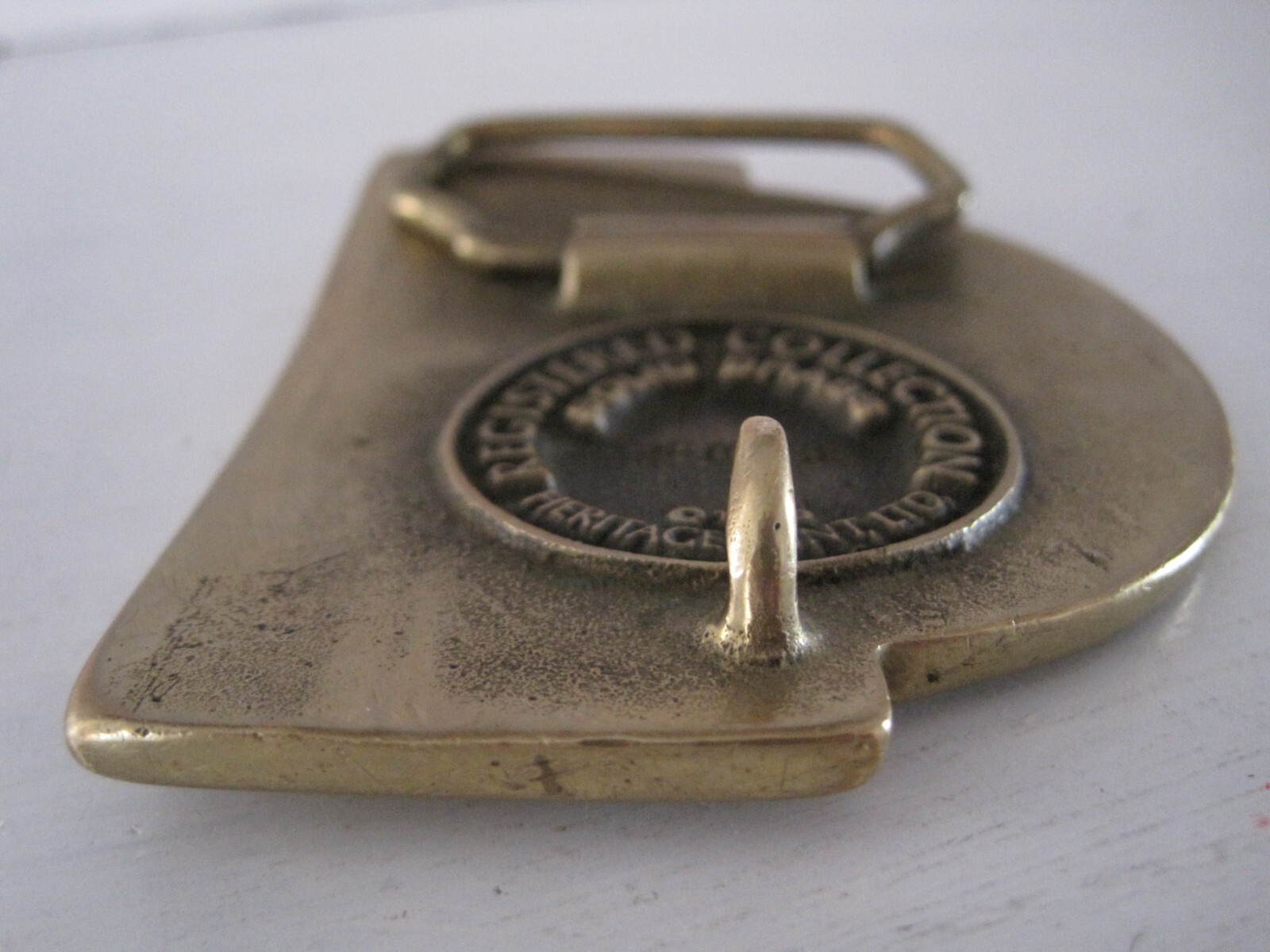 1979 Heritage Mint Registered Collection Solid Brass North Dakota Belt Buckle