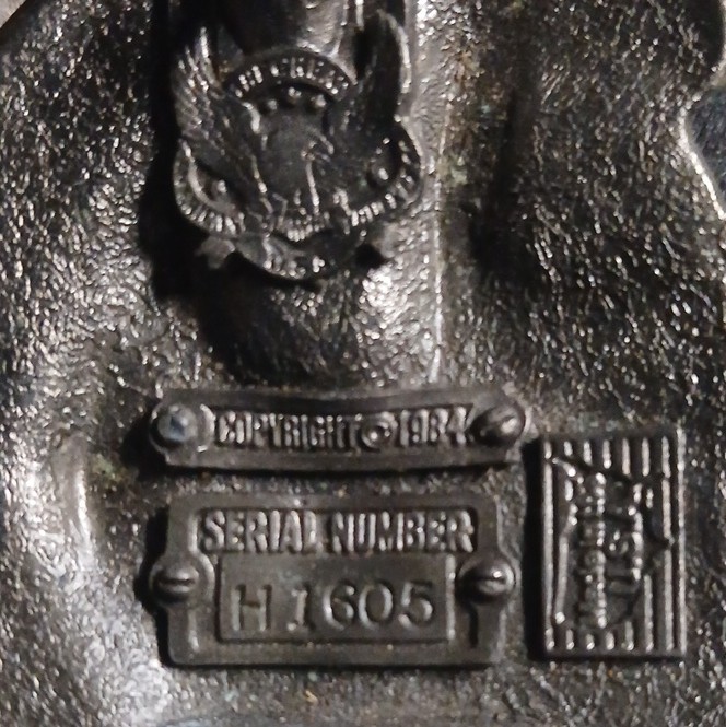 The great American buckle company « Right to bear arms » 1984 – Belt Buckle