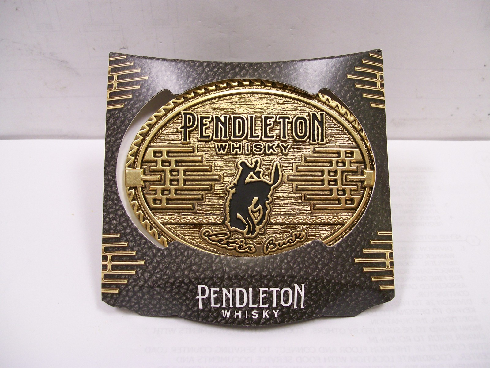 BRANDNEW! 2026 Pendleton Whiskey Let&rsquo;er Buck Limited Belt Buckle Montana Silvers