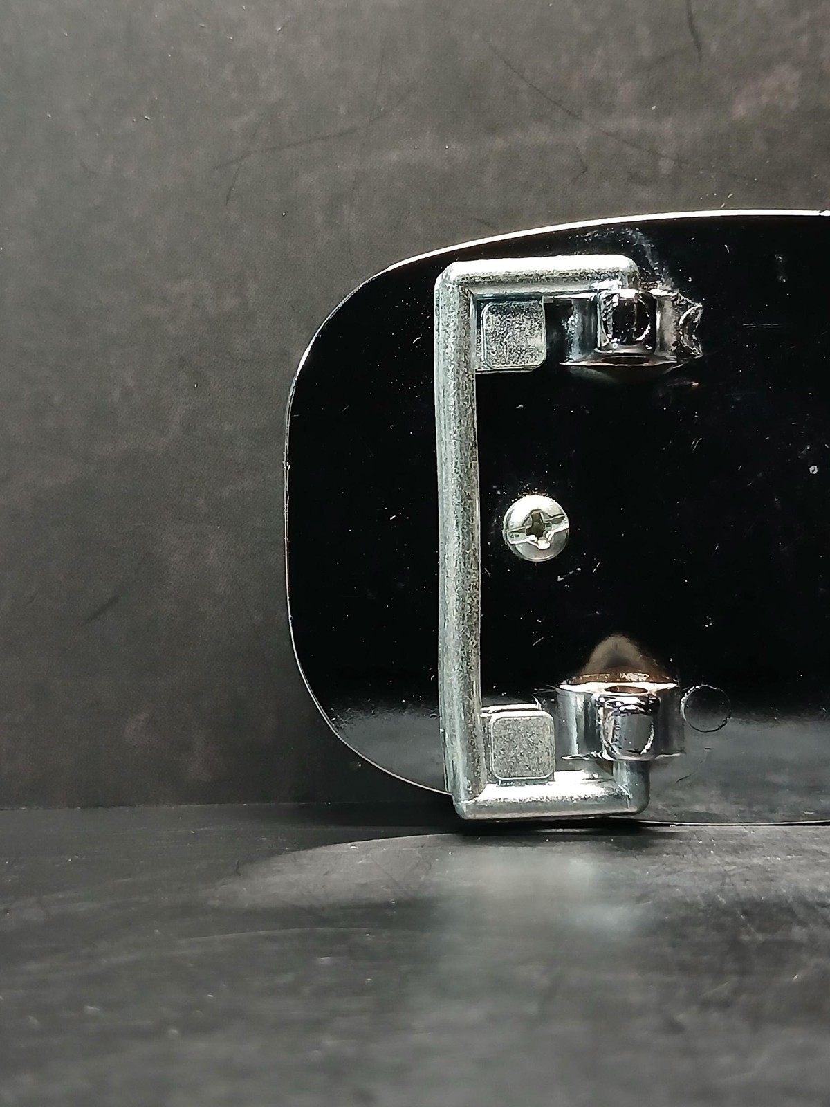 Western Red Stone Silver Belt Buckle