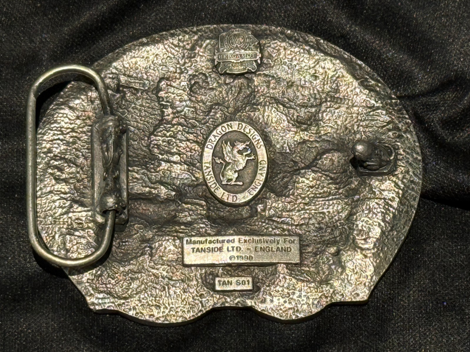 Vintage King of the Road Lone Trucker Red Artic Truck Driver Belt Buckle 1990