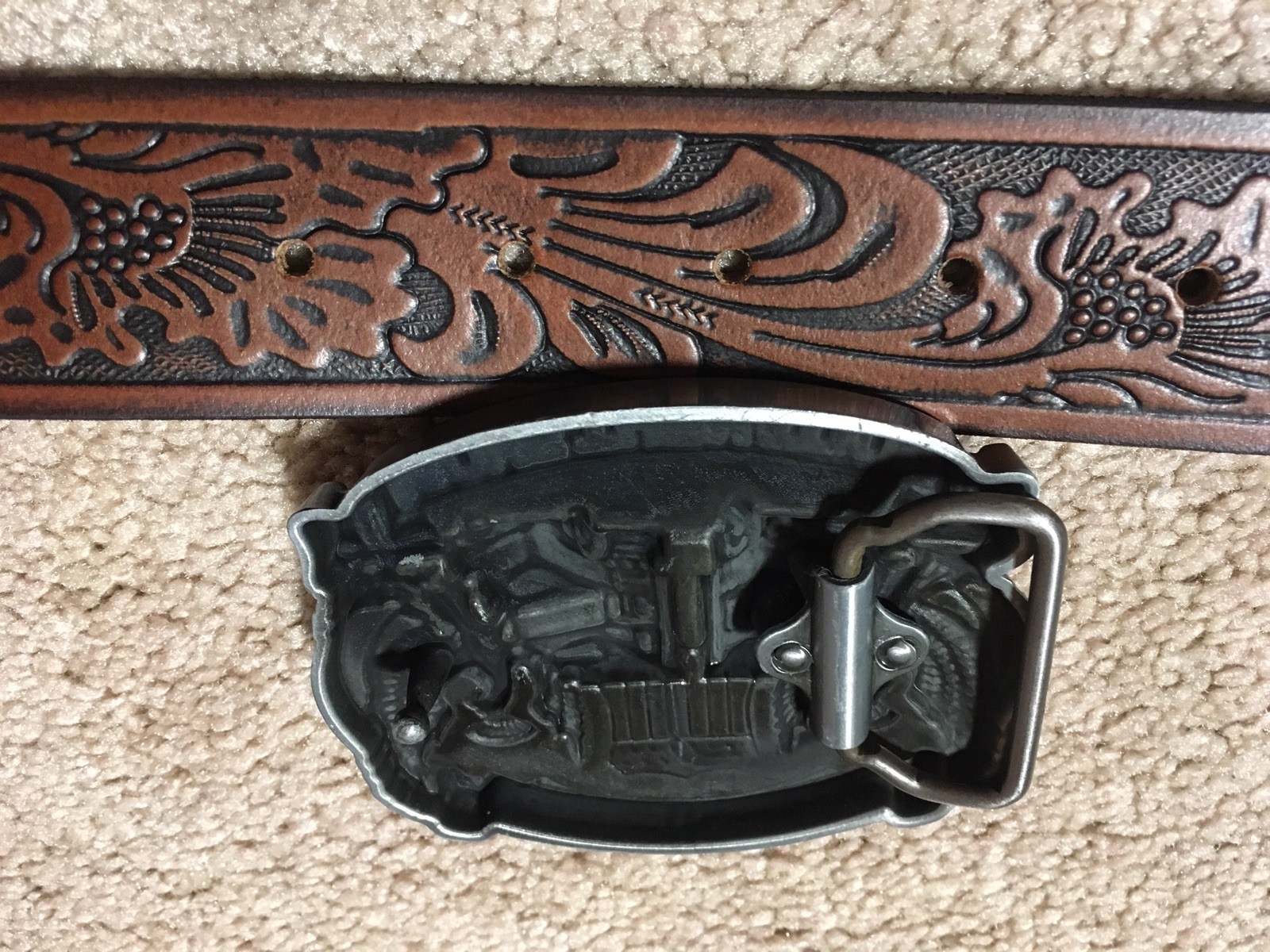 American Truck Drivers Move the Nation NEW USA made, 41&Prime; Belt, Pewter Buckle