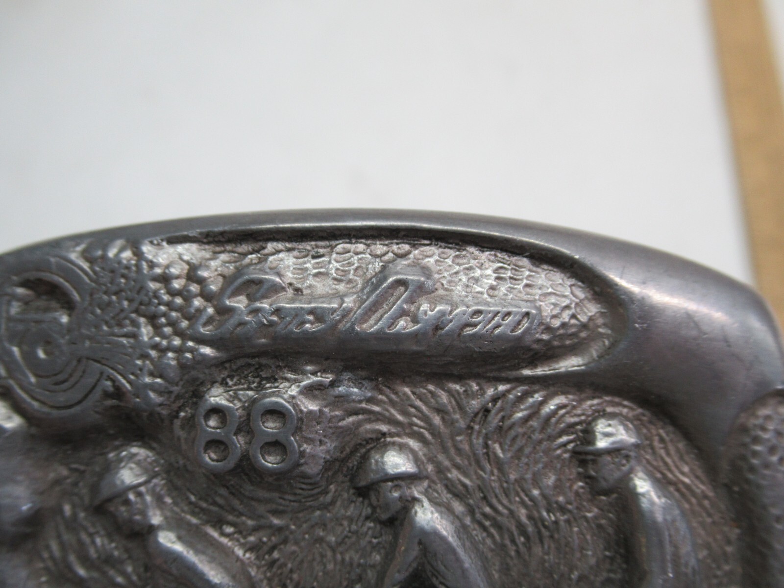 ELKO – SAFETY OLYMPIAD 88 – GARY PRAZEN – BELT BUCKLE – listing # 3913