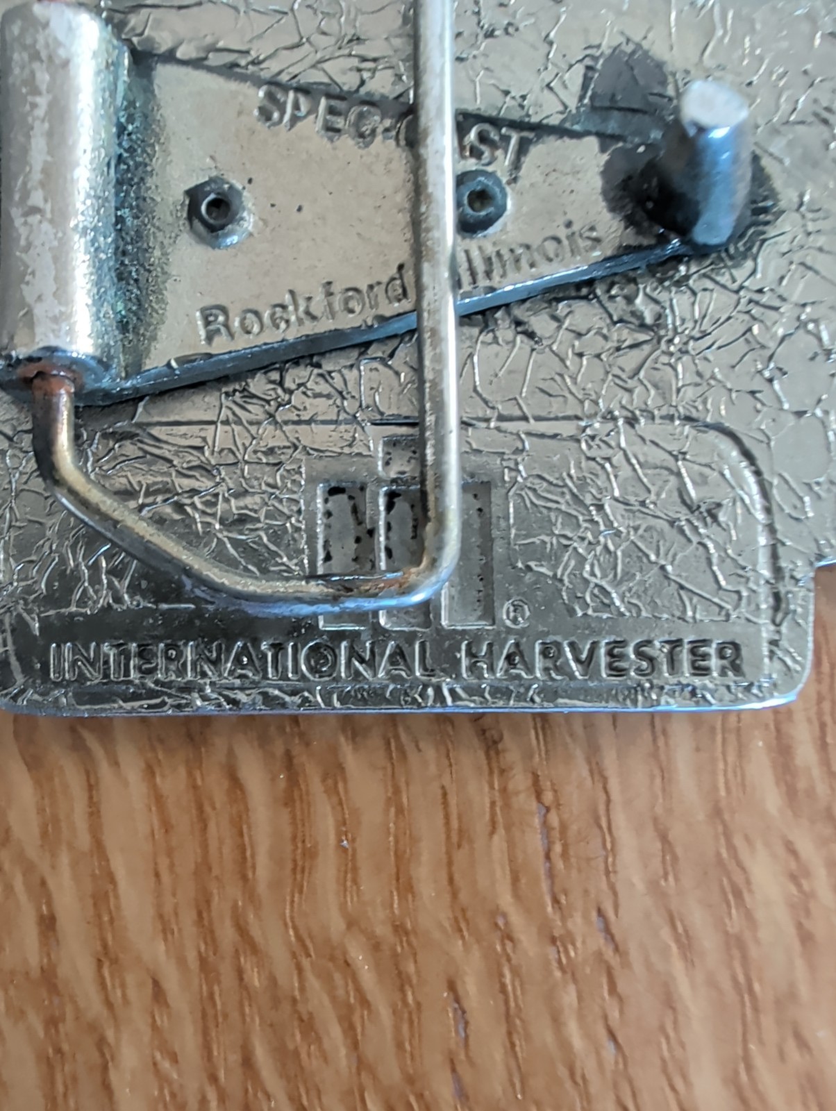 Mint – International Harvester S Series Belt Buckle Silver Truck 80s Spec-Cast