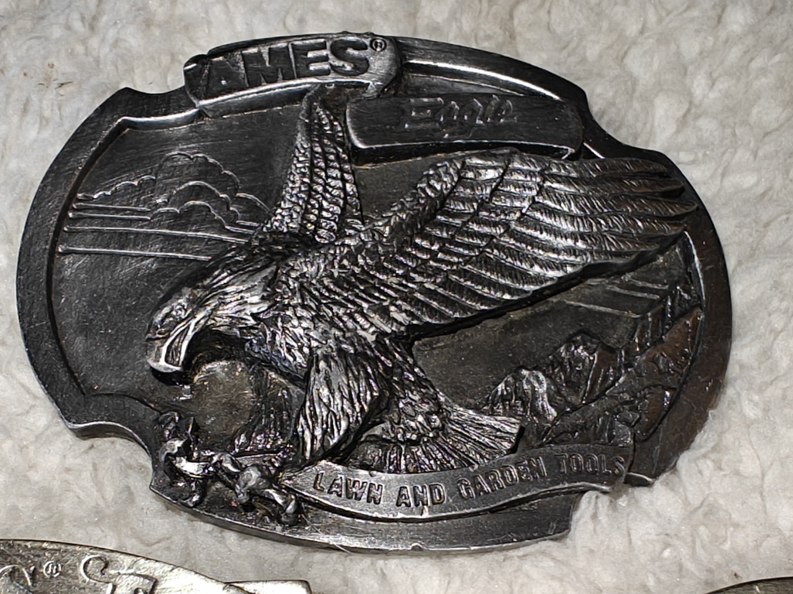 Vintage Gold Rush of 1849 Ames Tools 1985 Siskiyou Buckle Co. Ltd Ed. Pewter