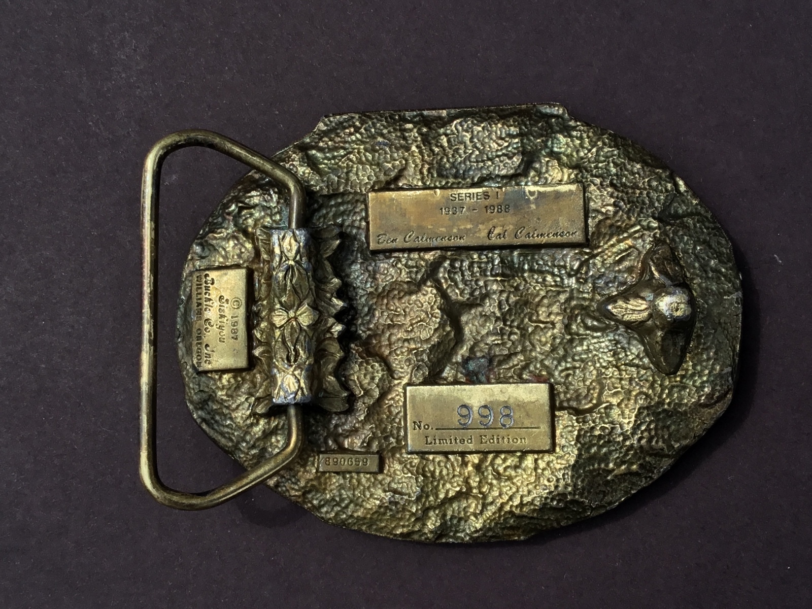 TISCO 53 Years Tractor Implement Supply Co Store Promo Belt Buckle
