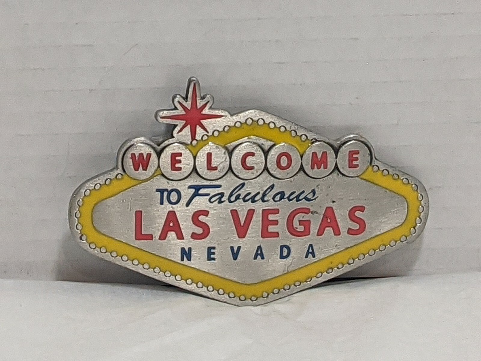 WELCOME TO FABULOUS LAS VEGAS NEVADA BELT BUCKLE Official New (2003)