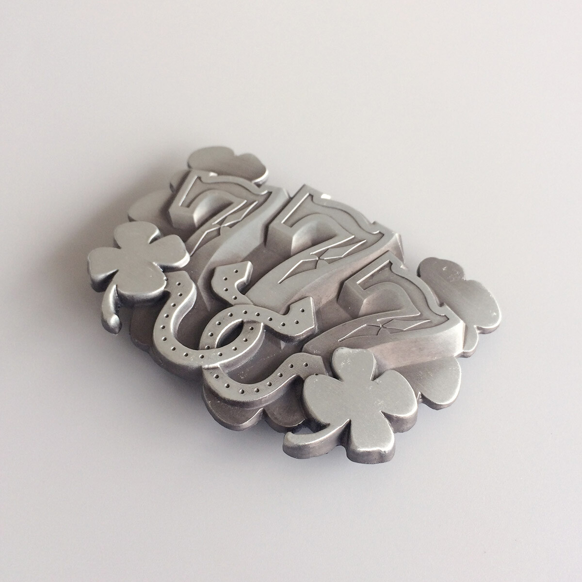 Lucky 777 Vintage Belt Buckle Gurtelschnalle Boucle de ceinture