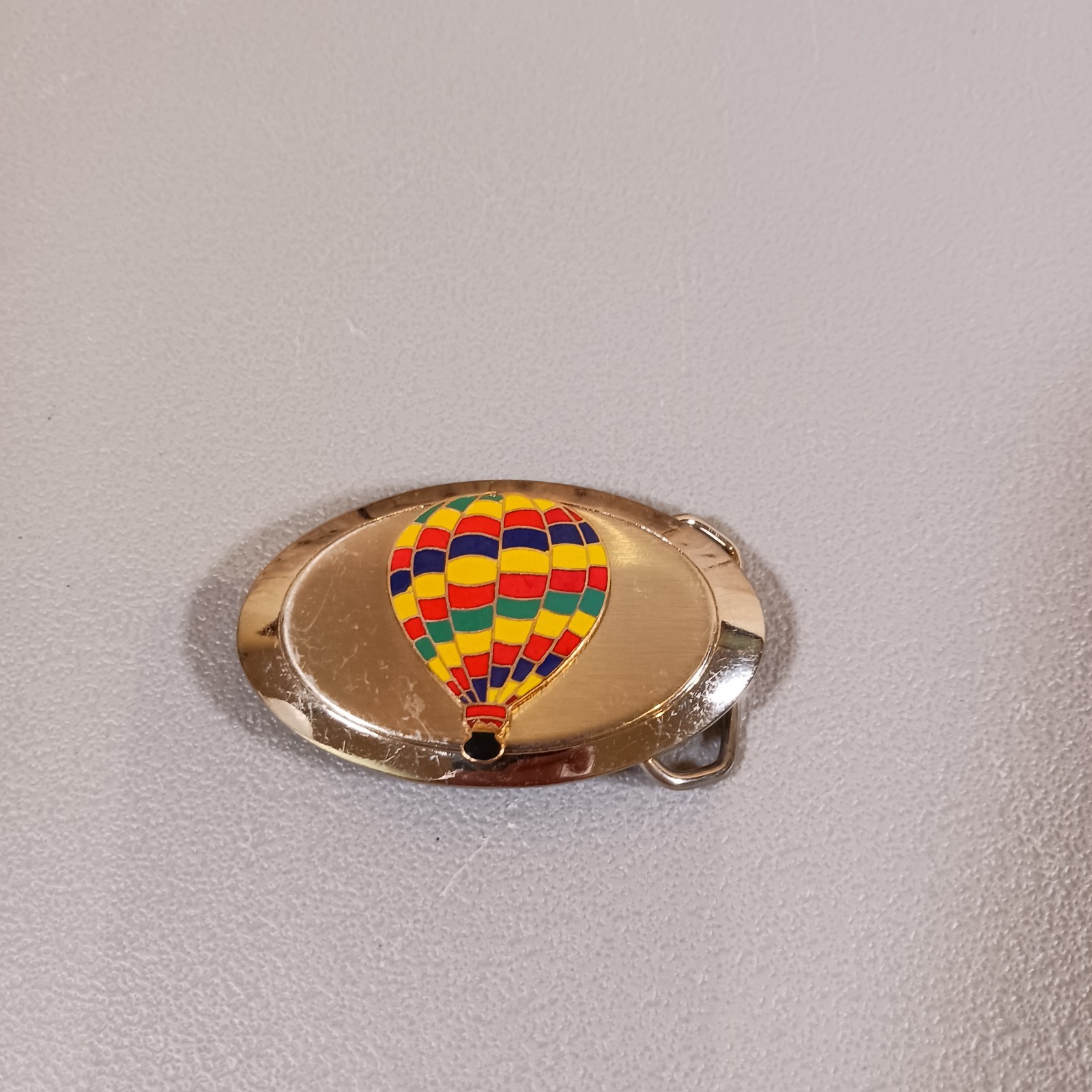 Vintage Colorful Metal Belt Buckle With Balloon 🇺🇲