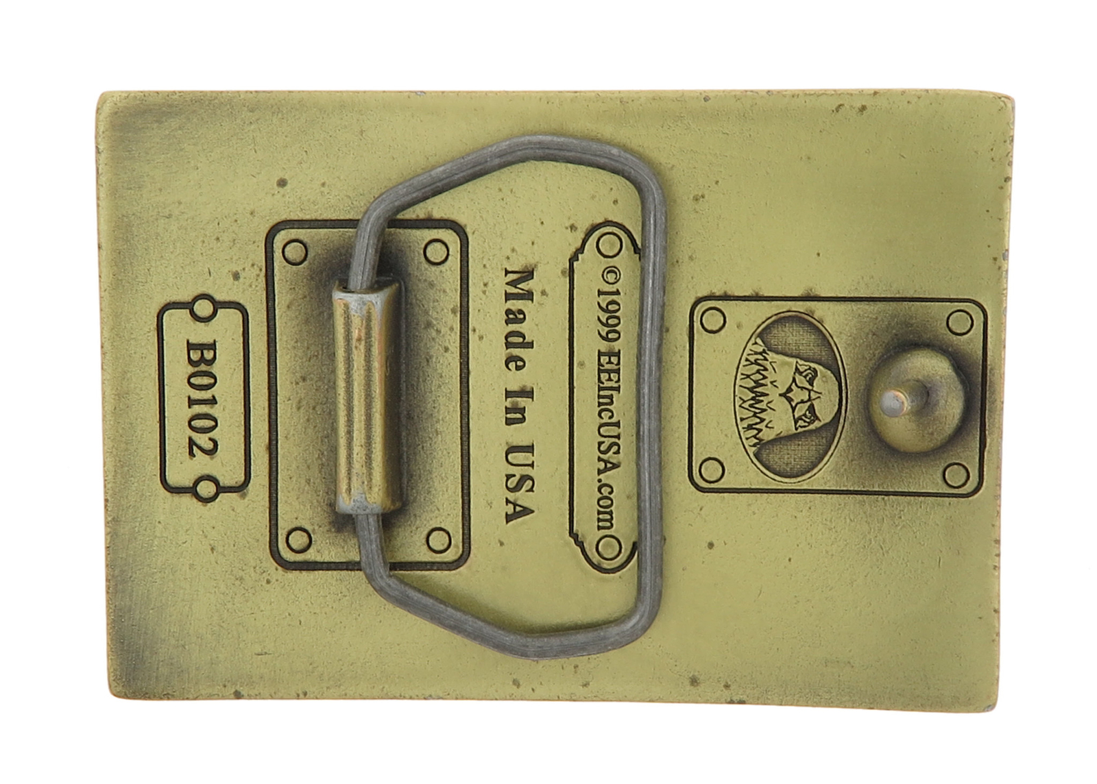 U.S. Army Enamel Bronze Metal Belt Buckle