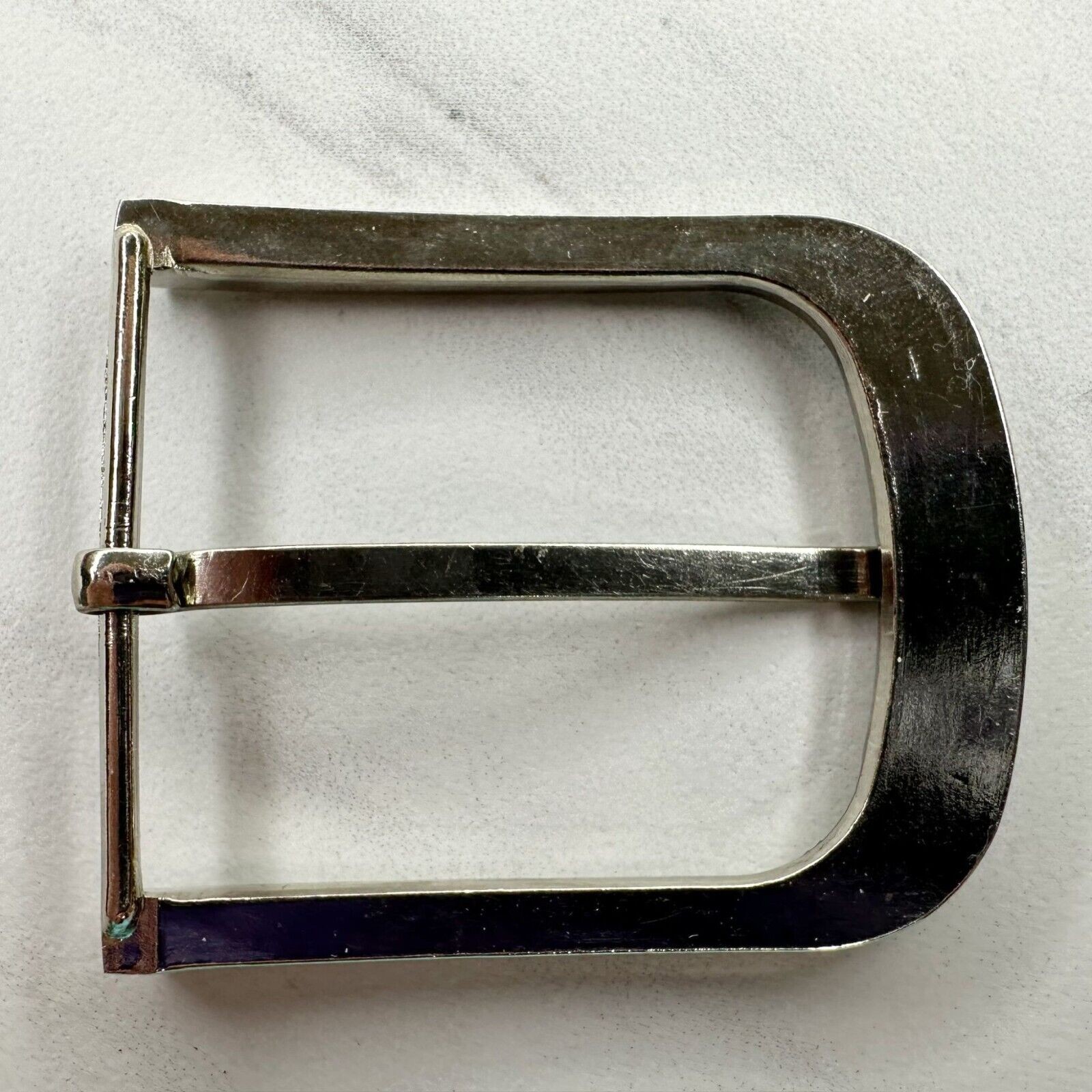 Silver Tone Simple Basic Belt Buckle