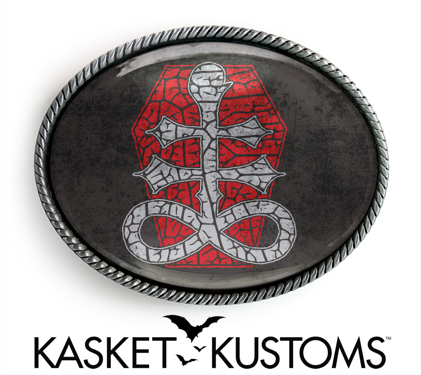 Leviathan Cross Belt Buckle – Satanic Lucifer Symbol Handmade Buckle – 820