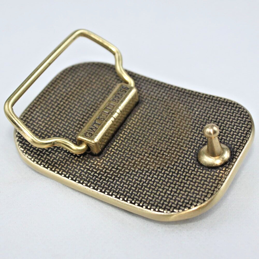Solid Brass Tiger Belt Buckles Tongue Pin Belt Buckle Fits For 1.5 INCHES Belt