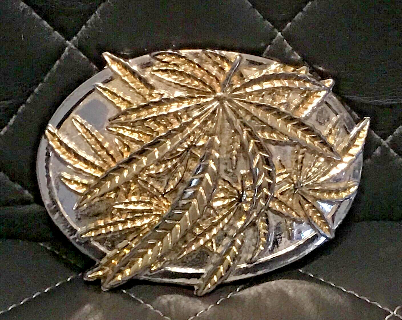 Reggae Rasta Marijuana Leaves Weed Hemp Culture Belt Buckle 420