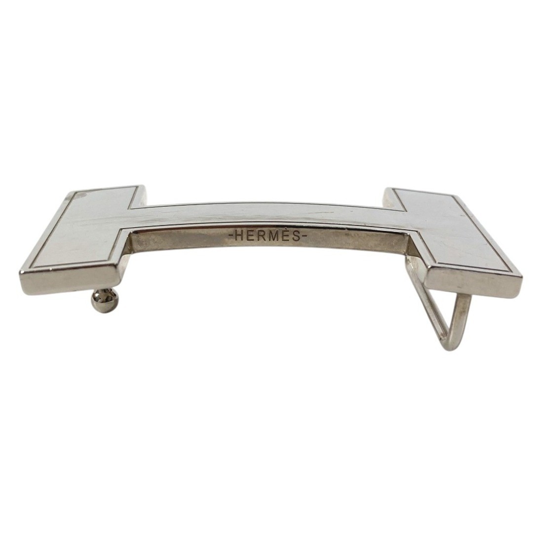 Hermes H Belt Logo Buckle Only Metal Silver