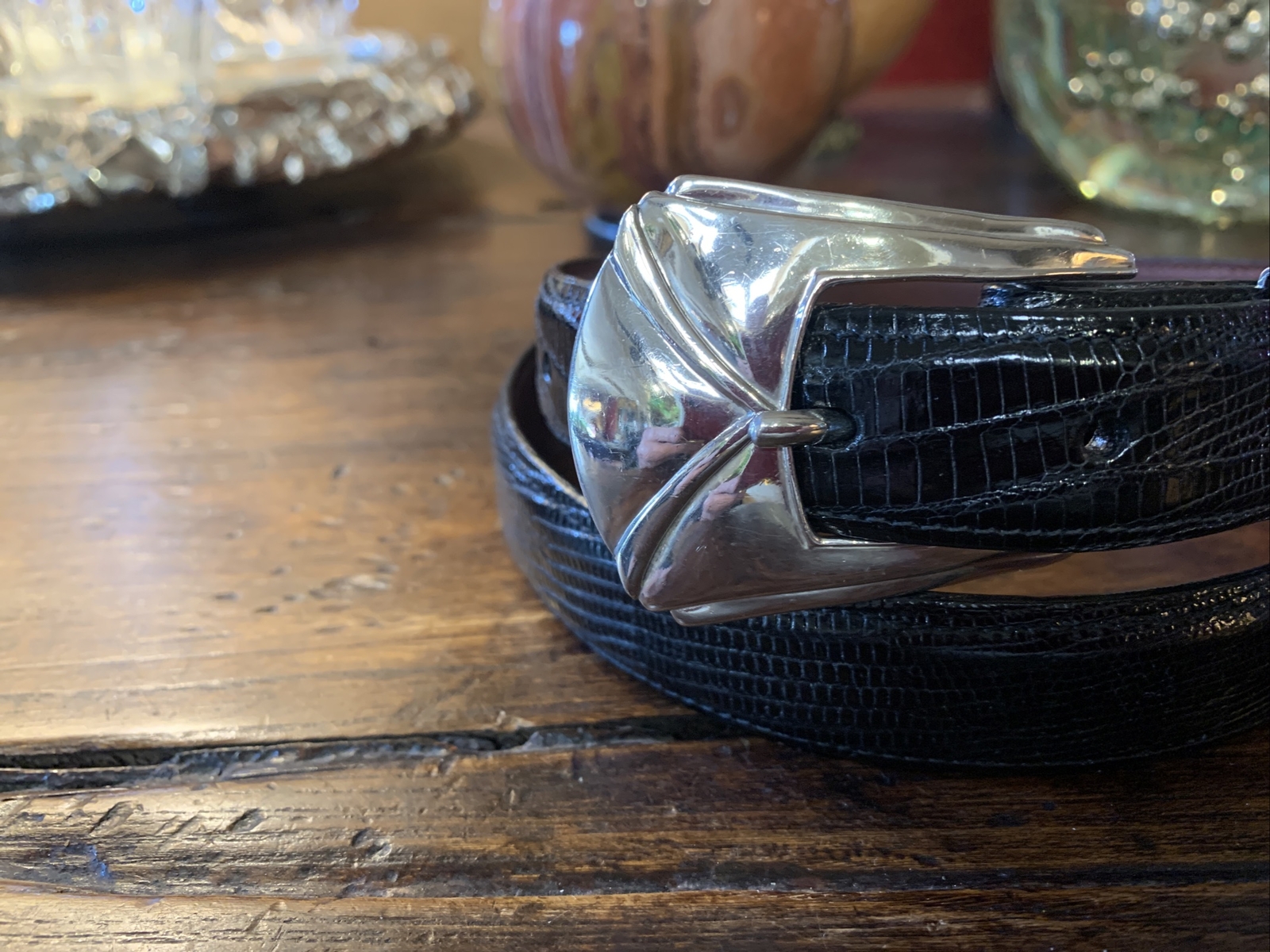 ✅ XL Pawn James Reid style Sterling Silver Belt Buckle Set 30-33-1”✅nu Belt