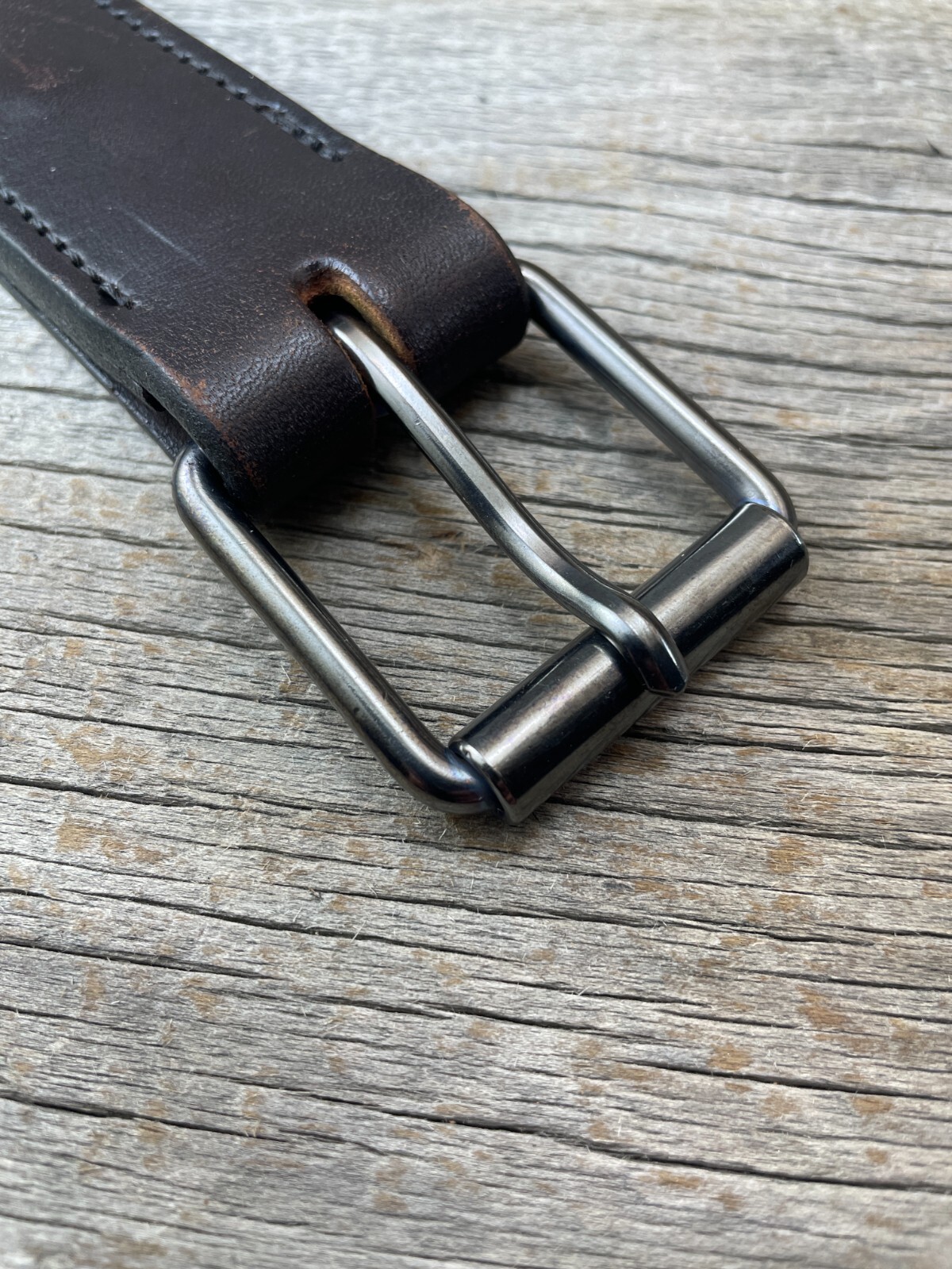Copper Belt Buckle – Gunmetal Blue 1 1/4, 1 3/8, 1 1/2, 1 5/8  inch – USA Made