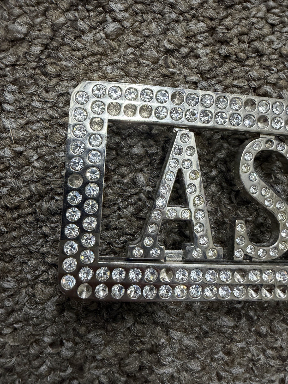 ASH Custom Personalized Name Belt Buckle SKU:J
