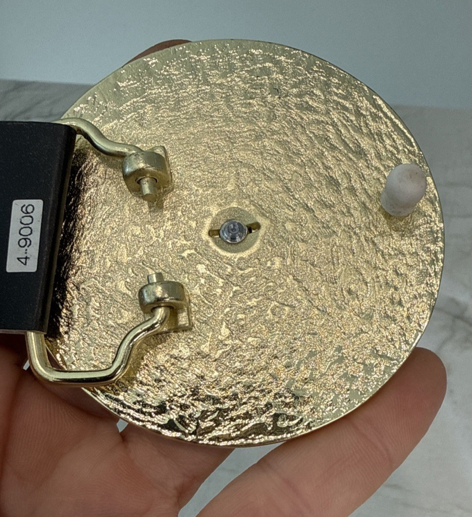 2012 Metal Body Rage 3&Prime; Gold Spinning Roulette Wheel Casino Drinking Belt Buckle