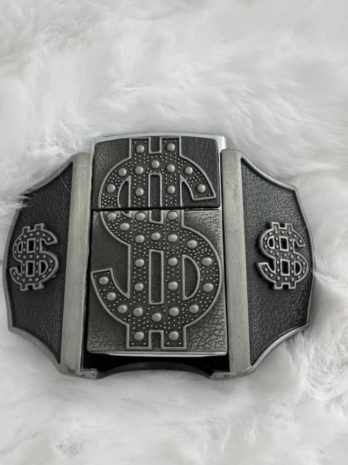 New Men’s Money Sign Lighter Buckle Belt Buckle New