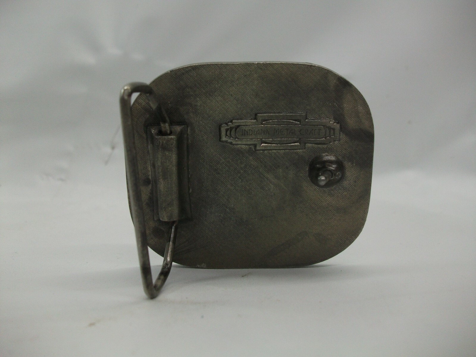 Pittsburgh Quality Tillage Tools Gray Metal 2 5/8&Prime; x 2 1/4&Prime; Belt Buckle
