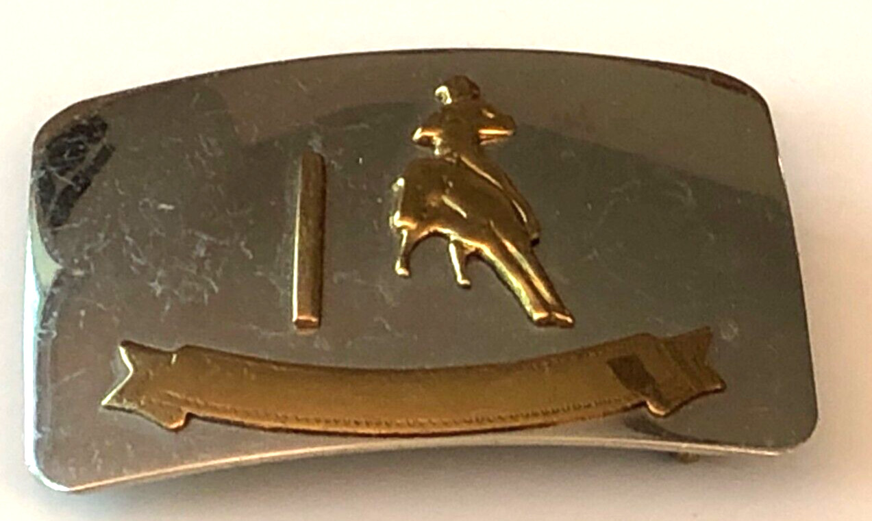 Vintage Handcrafted handmade Silver Horse Pony Cowboy Belt Buckle
