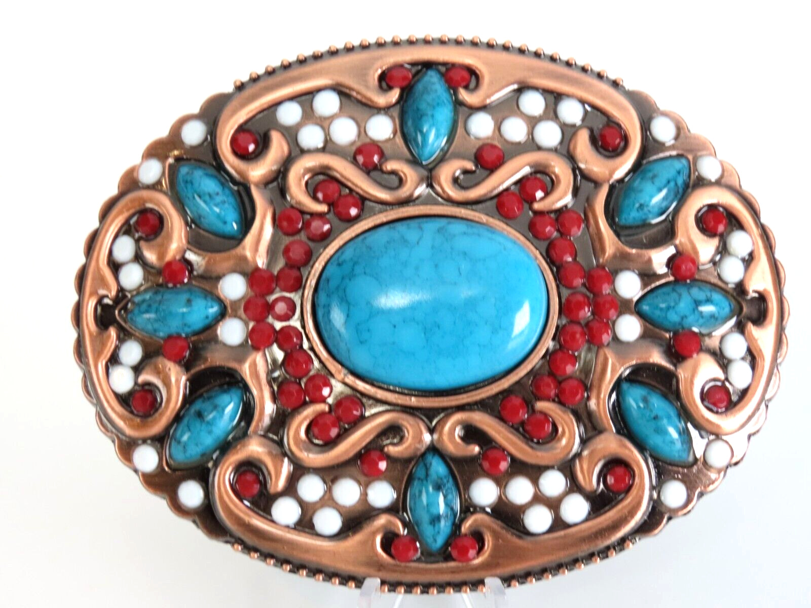 SW Style Mixed Faux Stone Belt Buckle New in Package