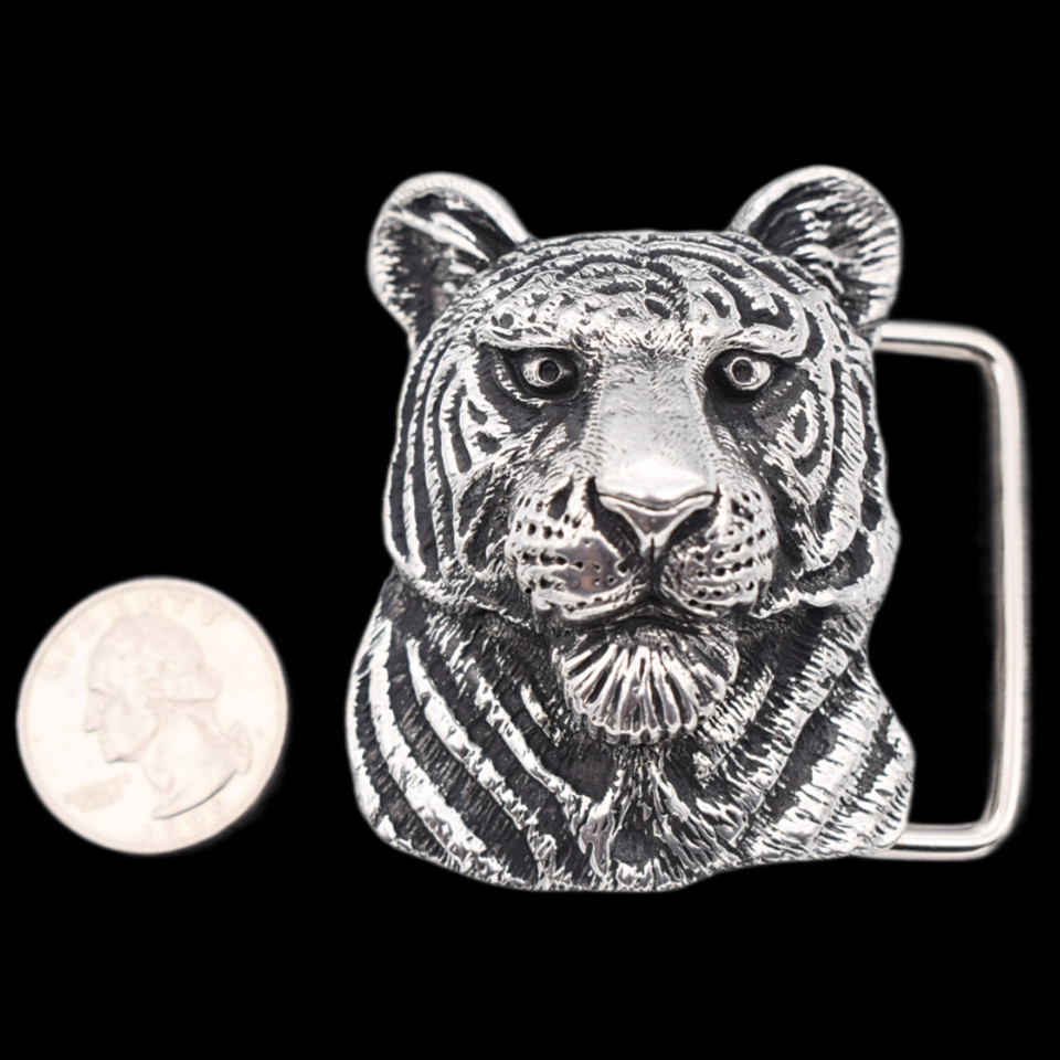 Tiger Vintage 1990s Belt Buckle
