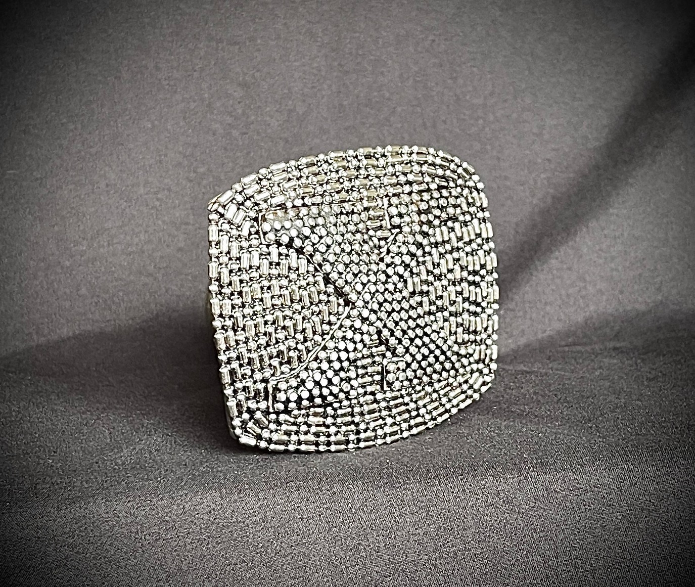 Gothic Punk Studded “X” Wearable Art Buckle & Belt Set – Darren McNeese