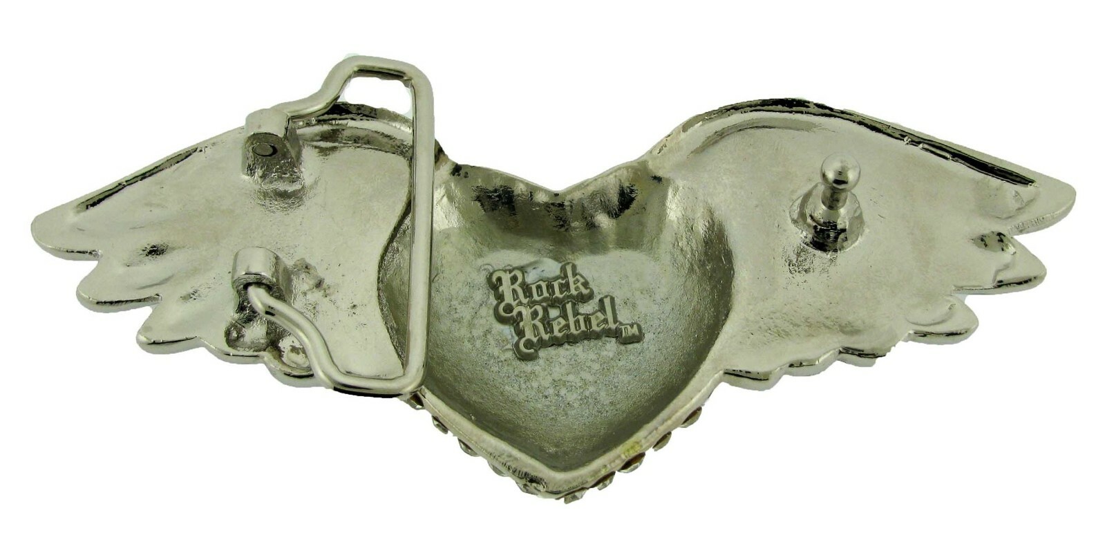 Wild At Heart Wings Shaped Belt Buckle Blinged Out High Quality Metal New Tattoo