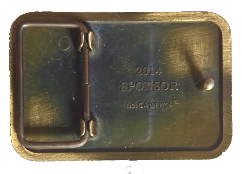 Freedom Is Not Free Belt Buckle Eagle Stars Stripes 2014 Sponsor America NEW