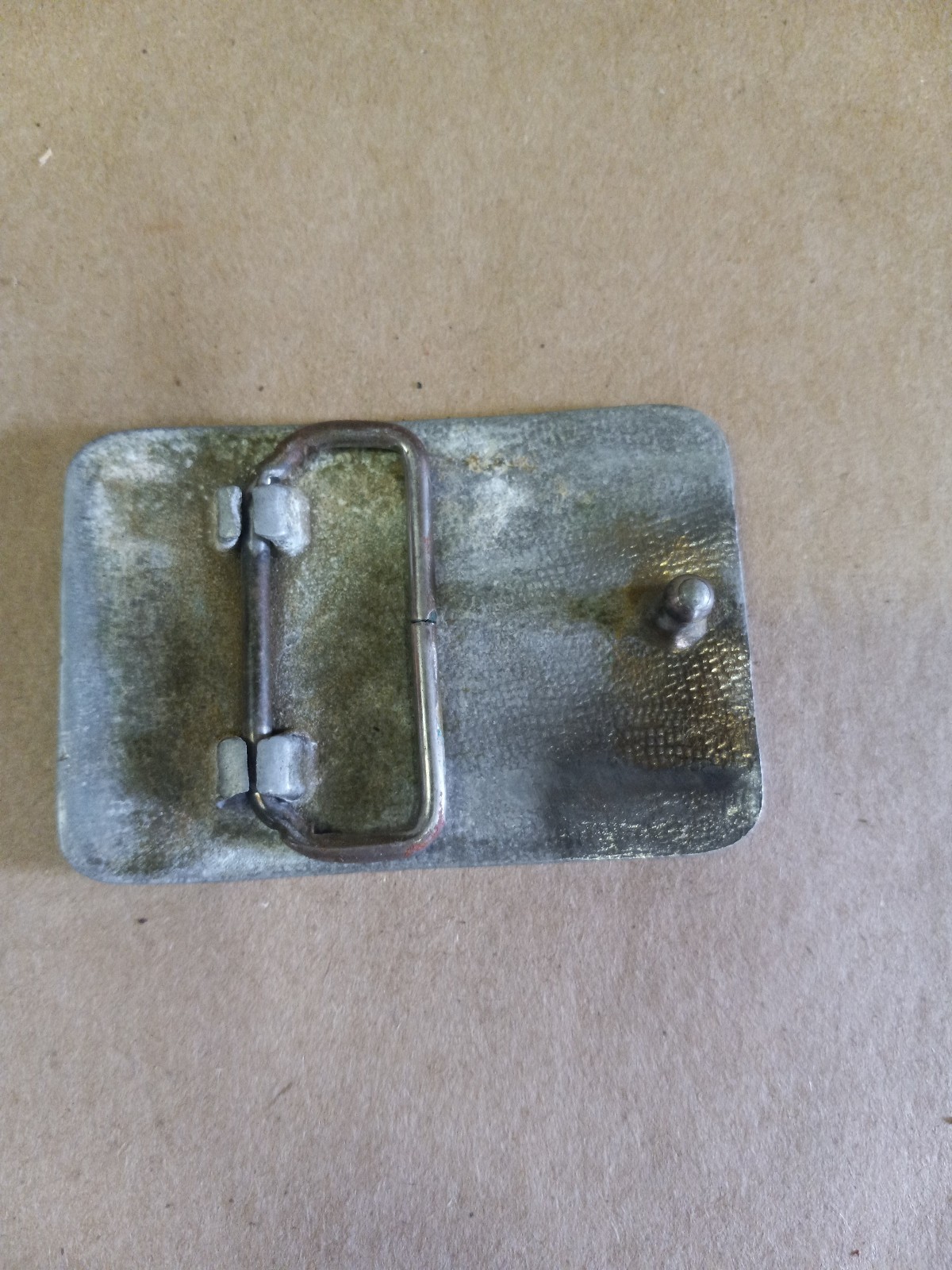 Vintage Winchester Repeating Arms Pewter Belt Buckle