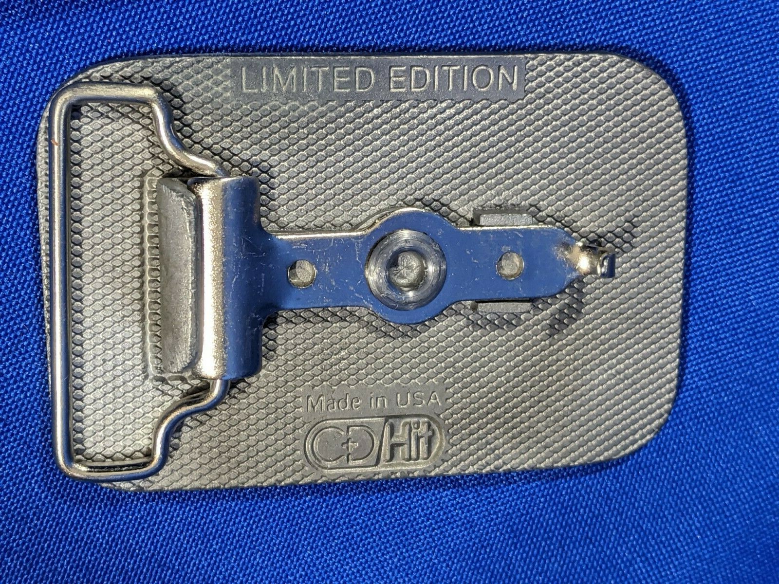 1991 Hy-Capacity Logo Belt Buckle Farm Advertising Humboldt Iowa Made In USA