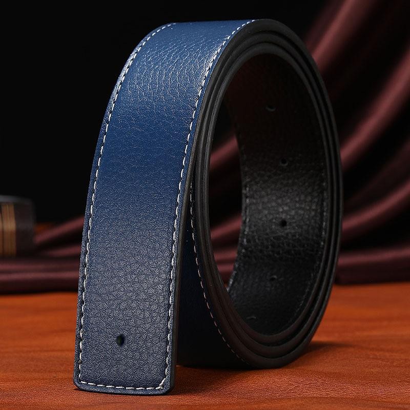 Luxury 38mm Replacement Belt Genuine Leather Mens Reversible Strap for H Buckle✨