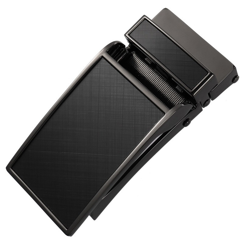 33mm Automatic Ratchet Belt Buckle Zinc Alloy for 3-3.1cm Leather belt Strap