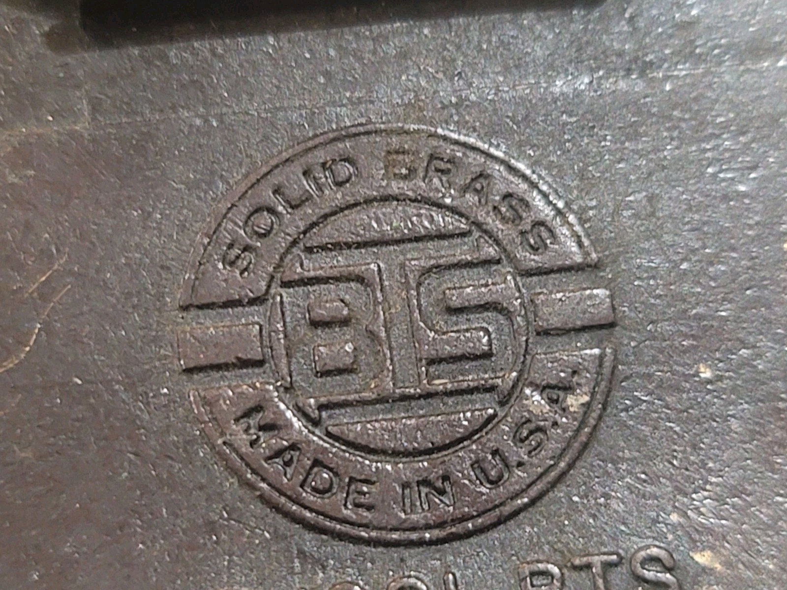 Vintage 80s Degussa Belt Buckle Solid Brass Made in USA