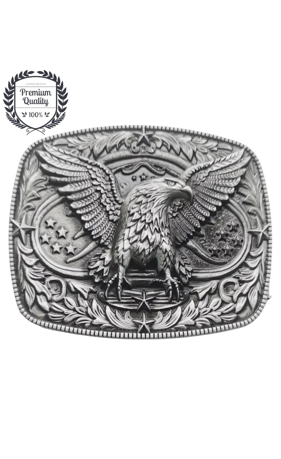 AMERICAN EAGLE Belt Buckle Metal Zinc Alloy Vintage Men Fashion Western Premium