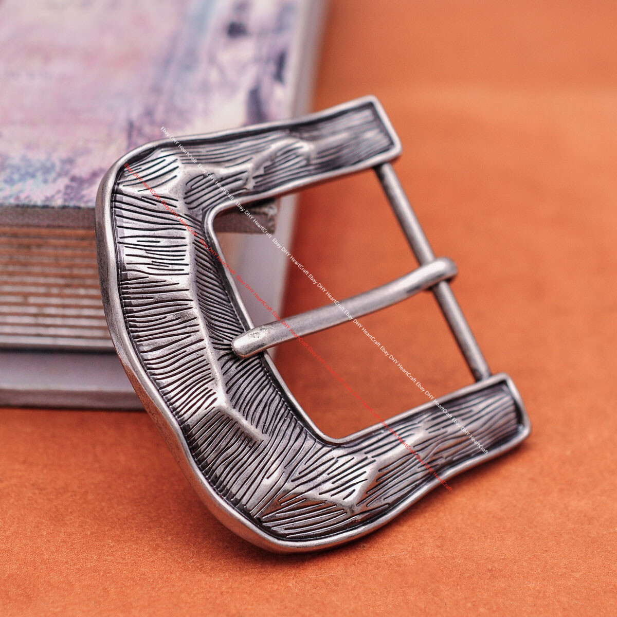 Western Cowboy Leathercraft Wide End Bar Pin Belt Buckle Replacement fits 40mm