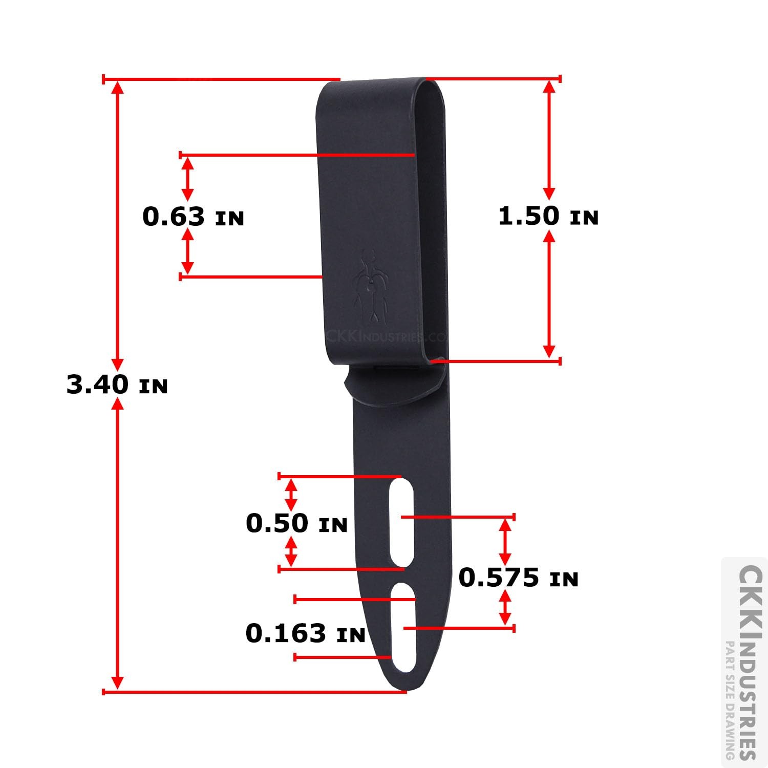 USA Made Metal Belt Clips DCC SHS Universal Models Metal Belt Clip Holder Set