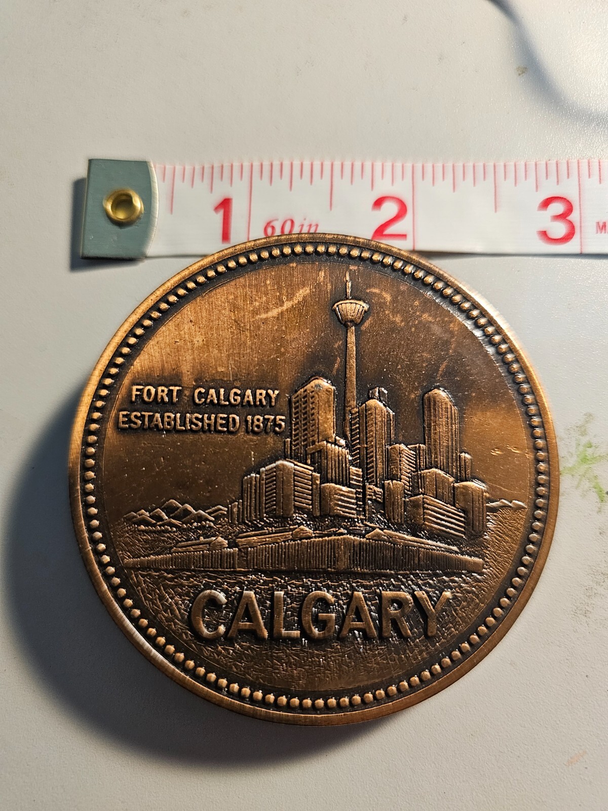 Fort Calgary Bronze Belt Buckle – Canada Century