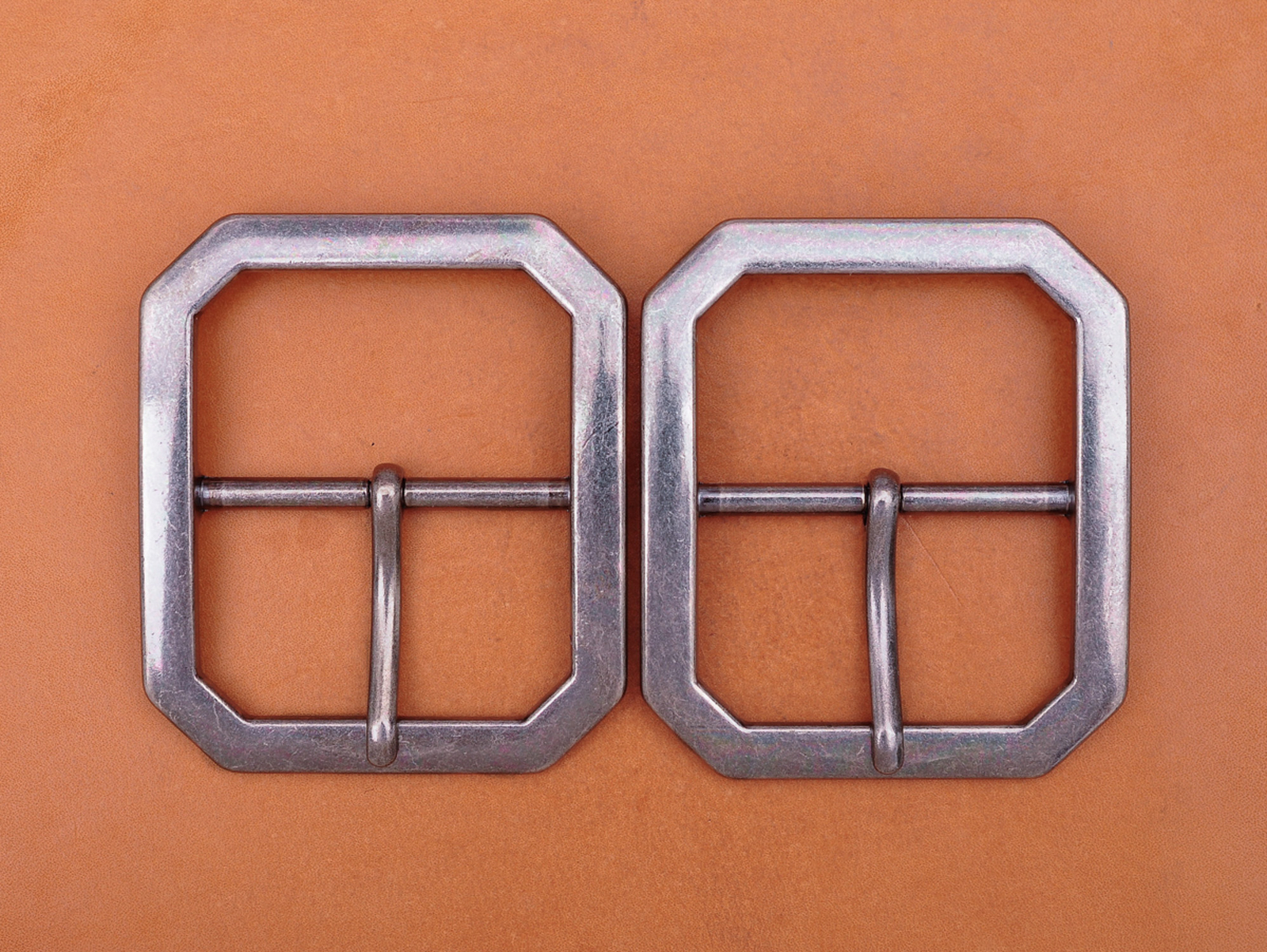 Mens Rectangle Heavy Duty Strong Retro Center Bar Pin Belt Buckle Fit 40mm Strap