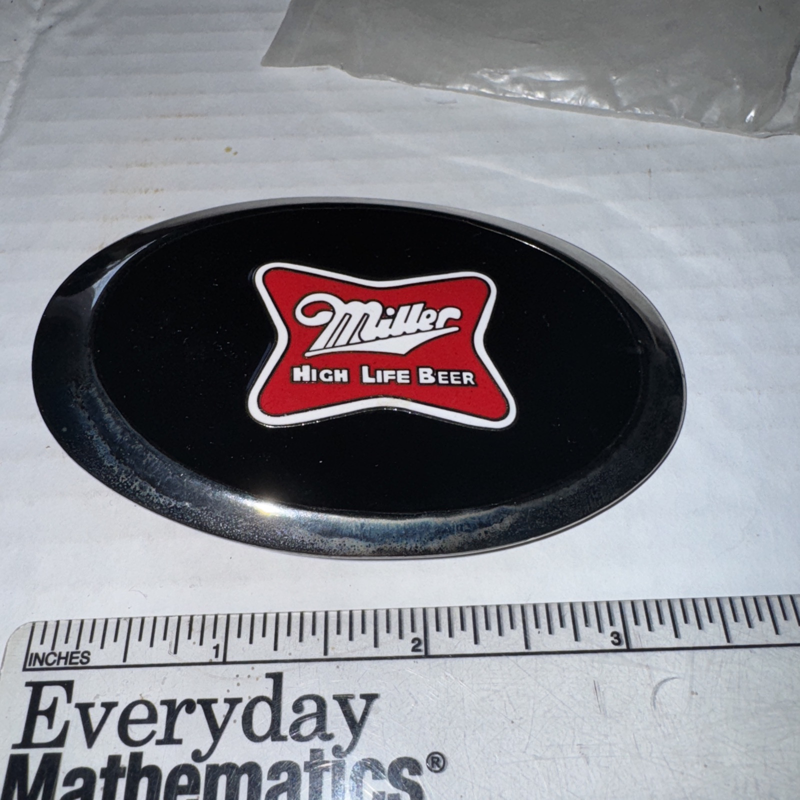 Miller High Life Beer Silver Belt Buckle Fast Free Shipping