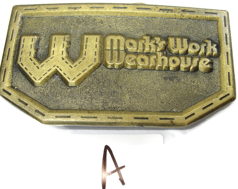 Vintage W Mark&rsquo;s Work Warehouse Belt Buckle Spec Cast Denver Colorado