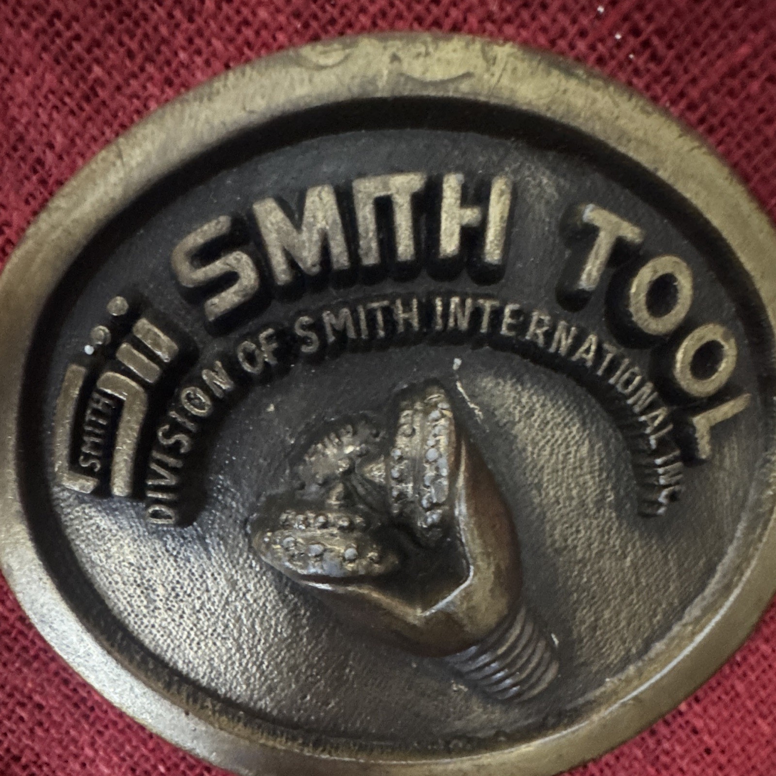Vintage Smith Tool Division of Smith Inter. Belt Buckle Oilfield Drill Bit