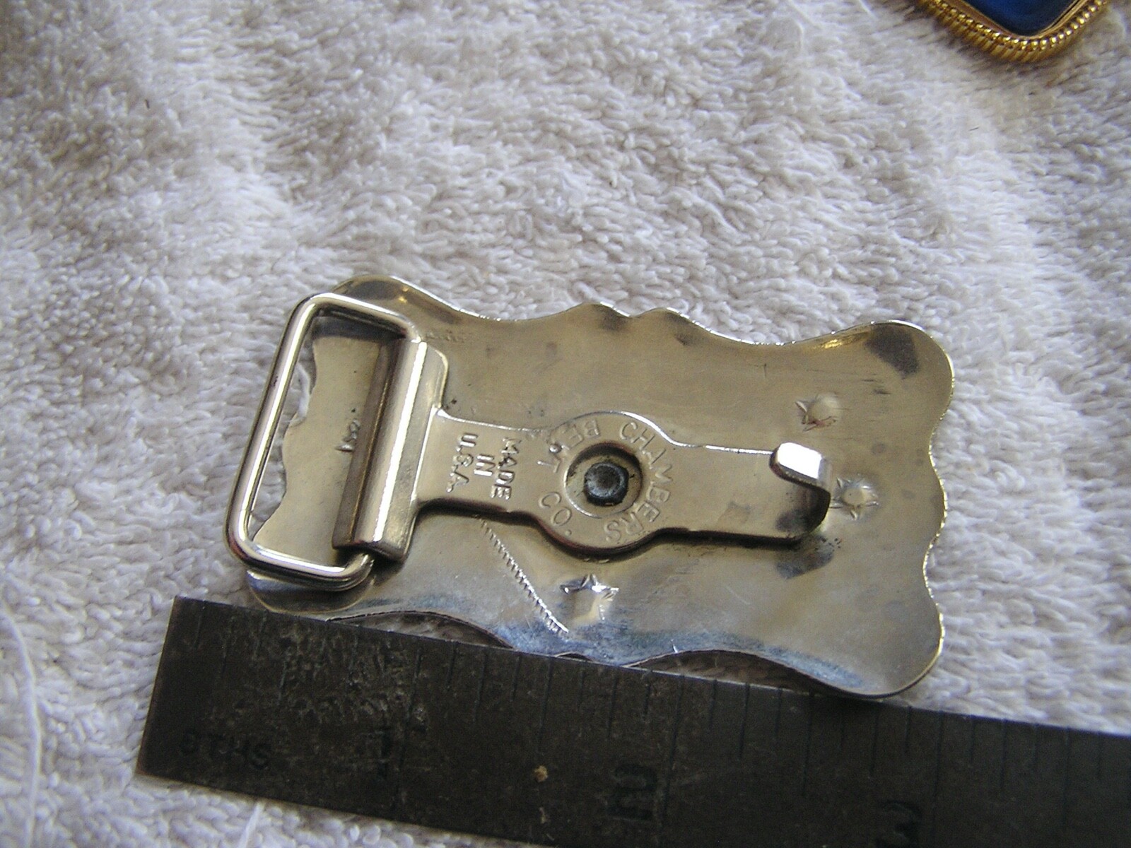 Vintage Chambers Belt Buckle Cowboy Boots Made in USA